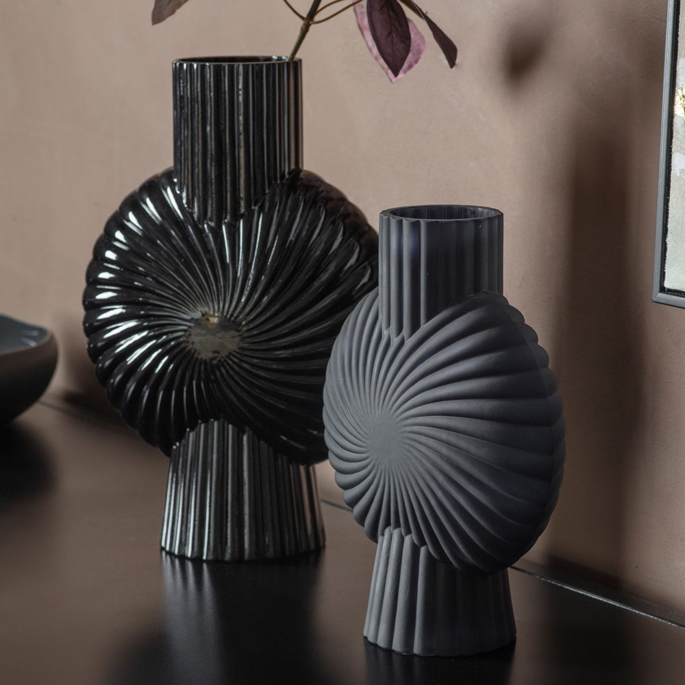 Cassis Large Vase - Black