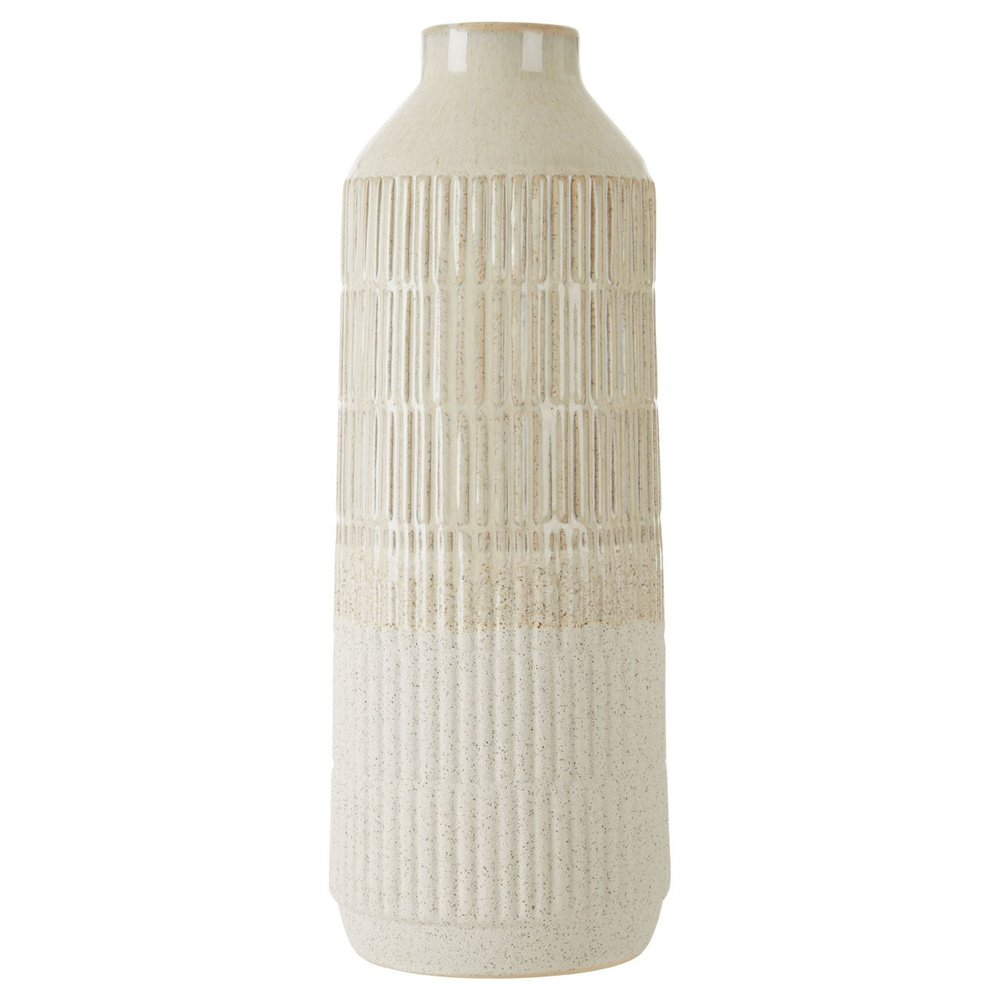 Stefi Large Vase Stoneware - White
