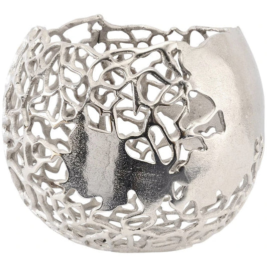 Apo Coral Spherical Vase - Aluminium